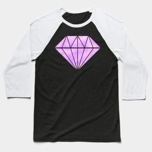 Pastel Purple Diamond Baseball T-Shirt